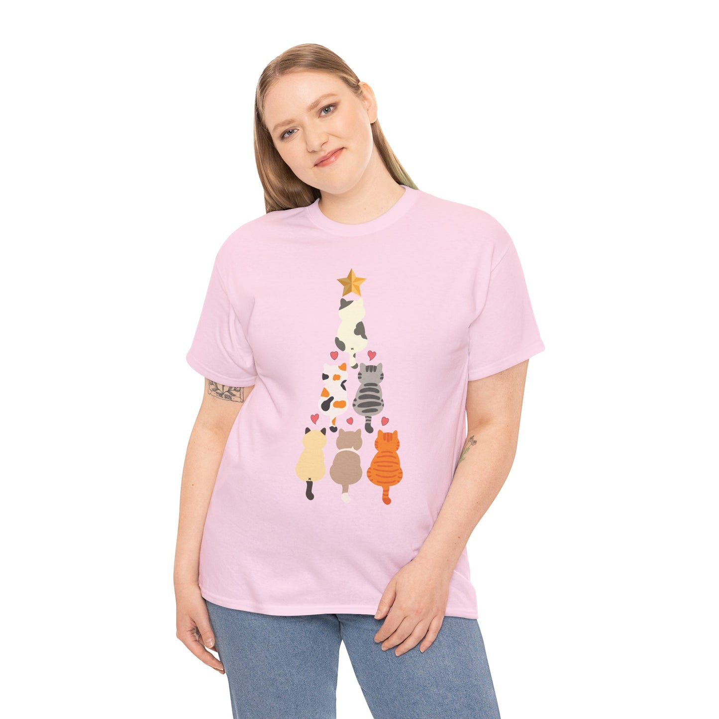 Cute Cats Holiday Christmas Tree Design