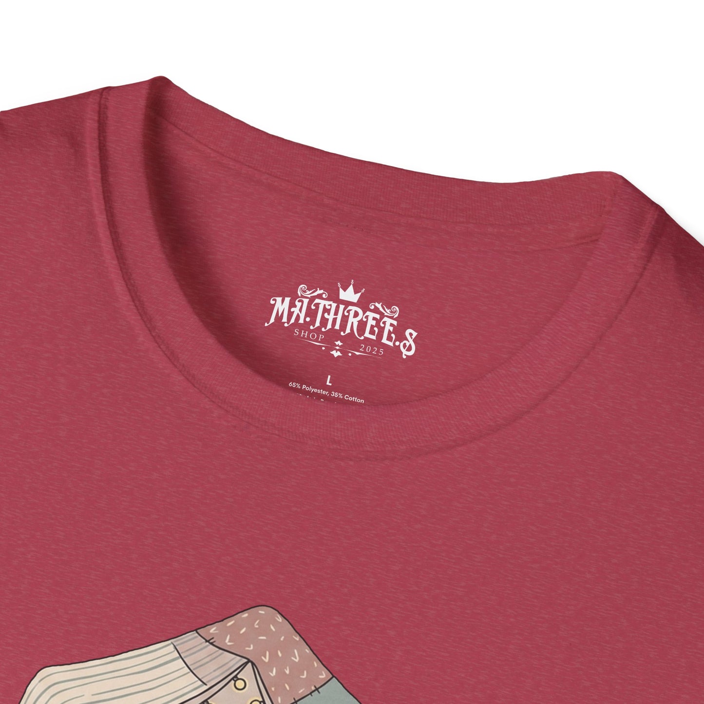 Camping Tent Graphic T-Shirt — "A Little Bit of My Happy Place" Cozy Outdoor Shirt