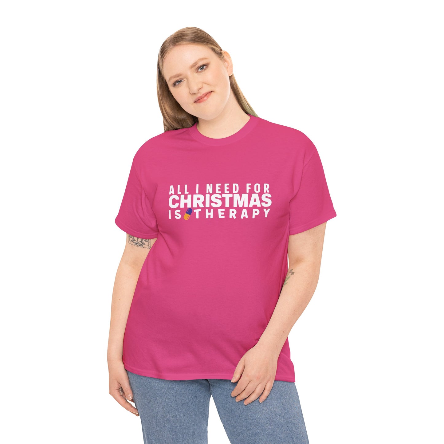 All I Need For Christmas Is Therapy Tee