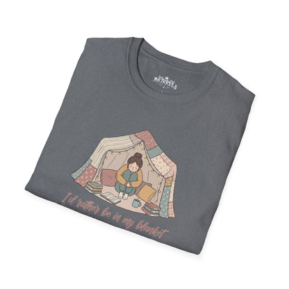 Camping Tent Graphic T-Shirt — "A Little Bit of My Happy Place" Cozy Outdoor Shirt