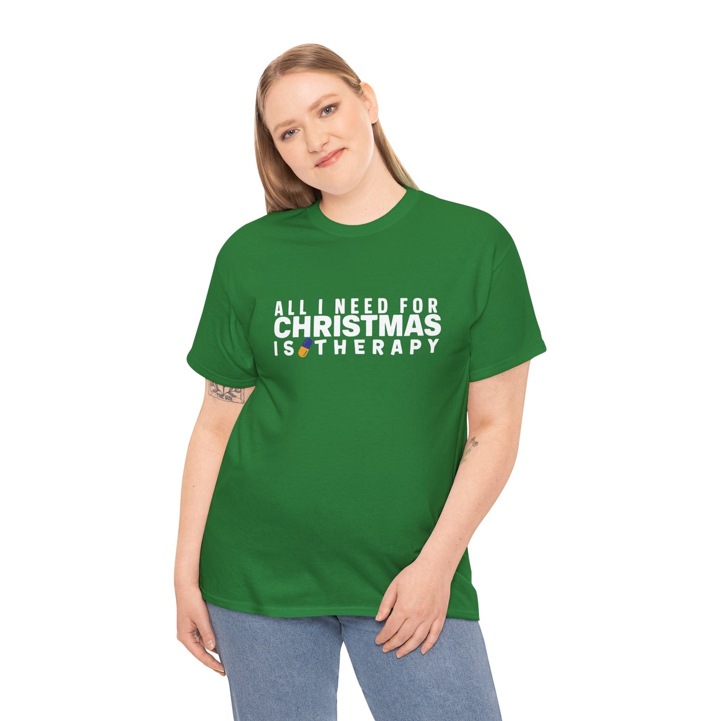 All I Need For Christmas Is Therapy Tee