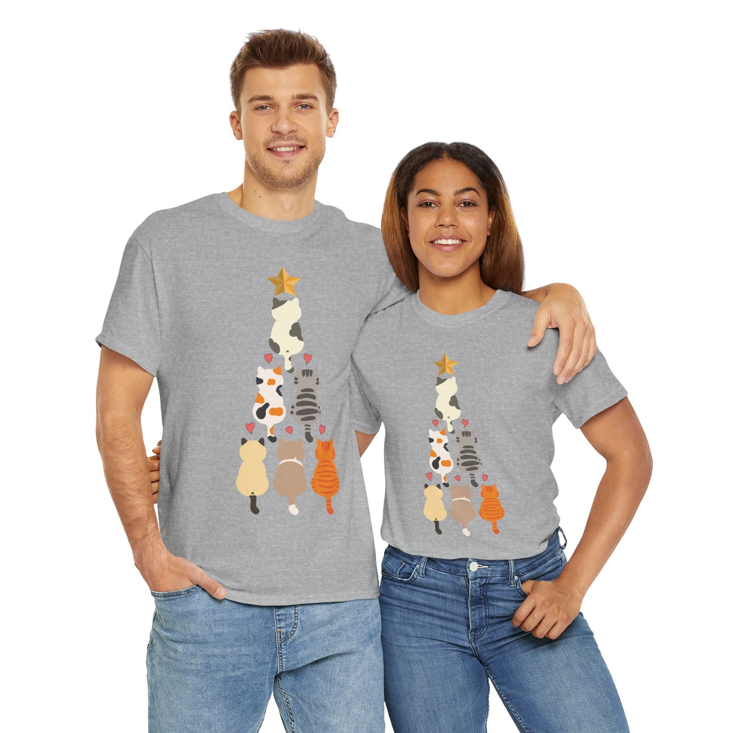 Cute Cats Holiday Christmas Tree Design