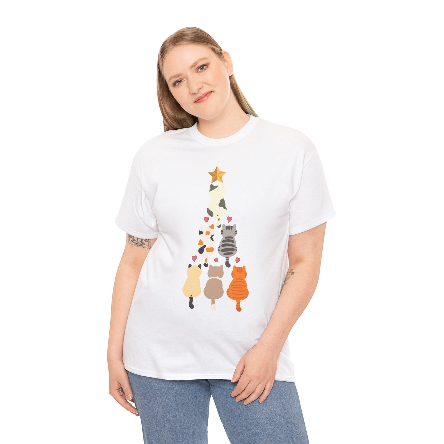 Cute Cats Holiday Christmas Tree Design