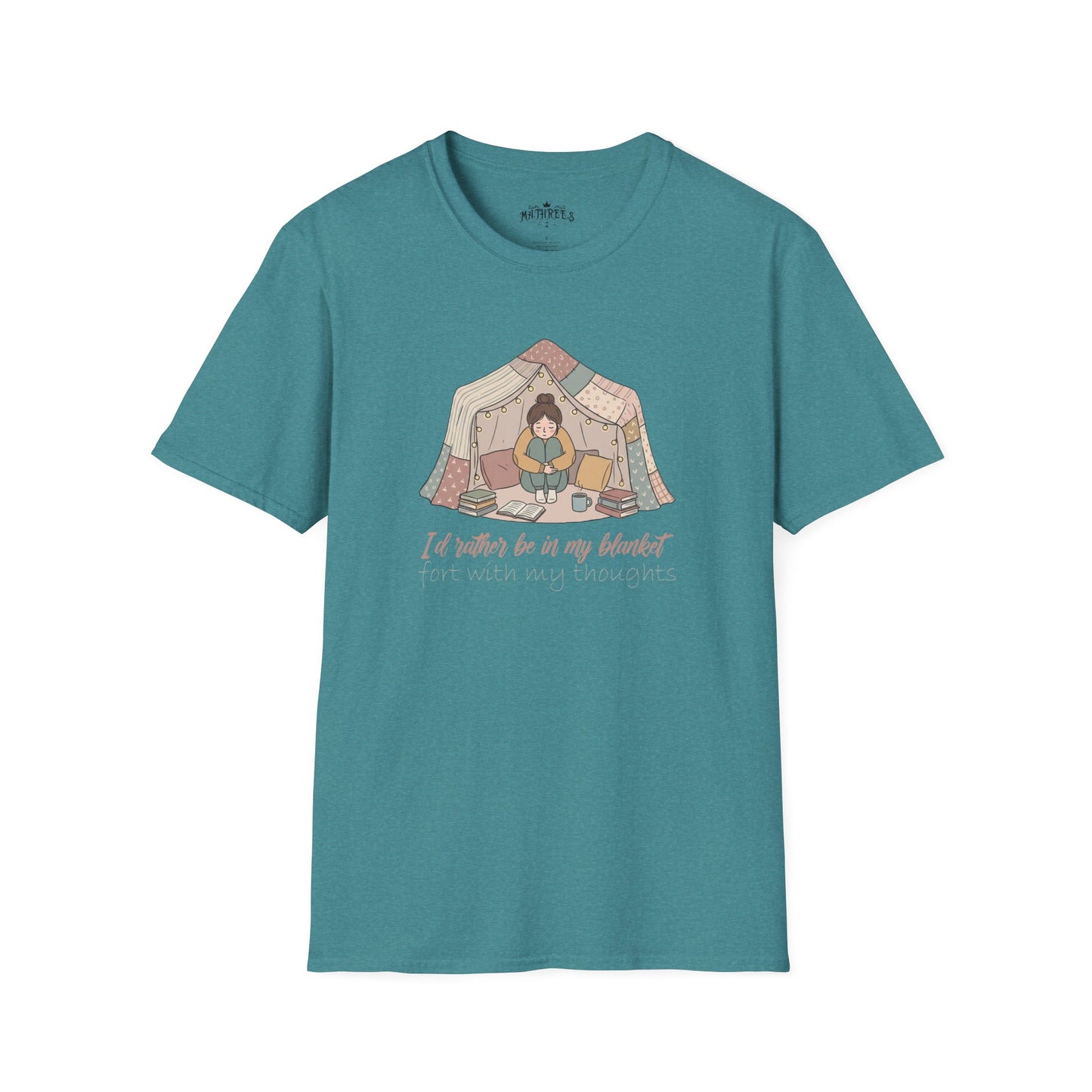 Camping Tent Graphic T-Shirt — "A Little Bit of My Happy Place" Cozy Outdoor Shirt