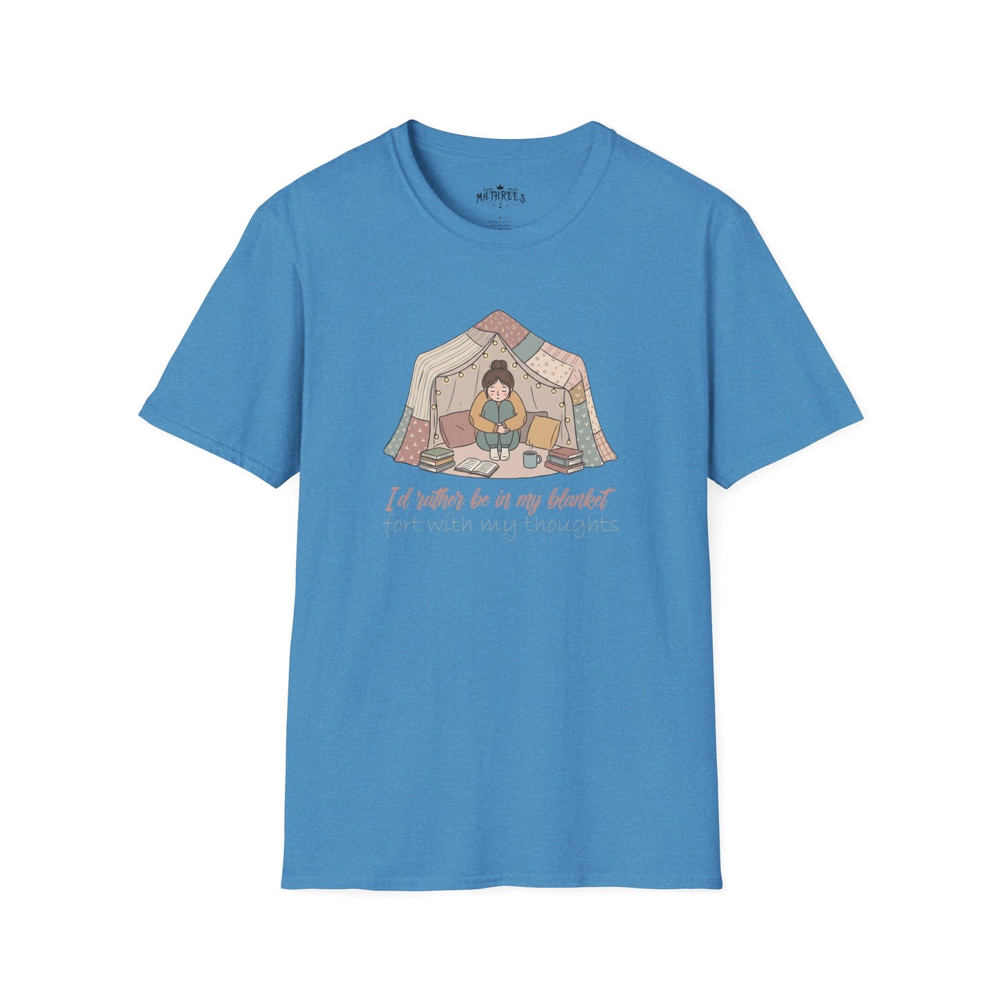 Camping Tent Graphic T-Shirt — "A Little Bit of My Happy Place" Cozy Outdoor Shirt