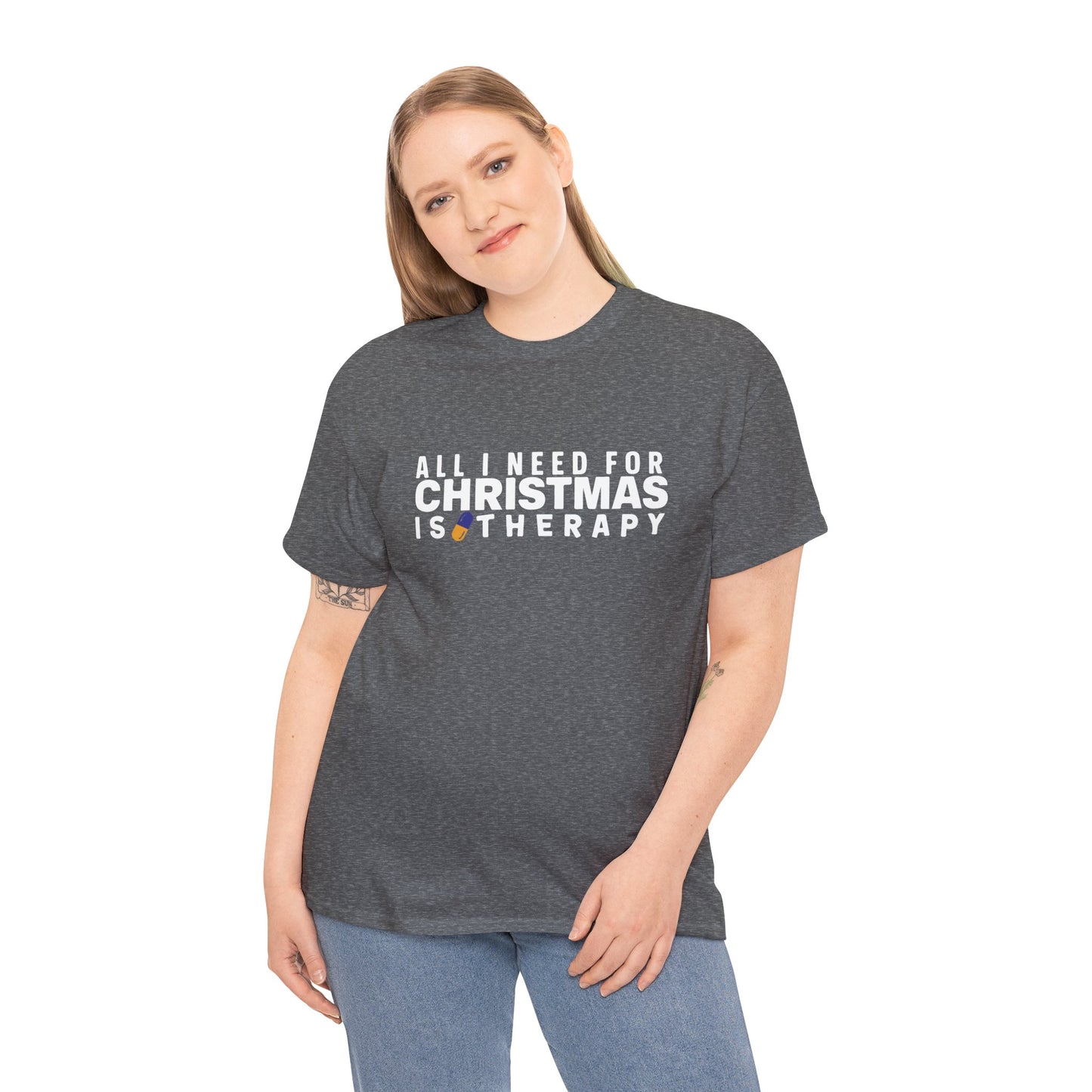 All I Need For Christmas Is Therapy Tee