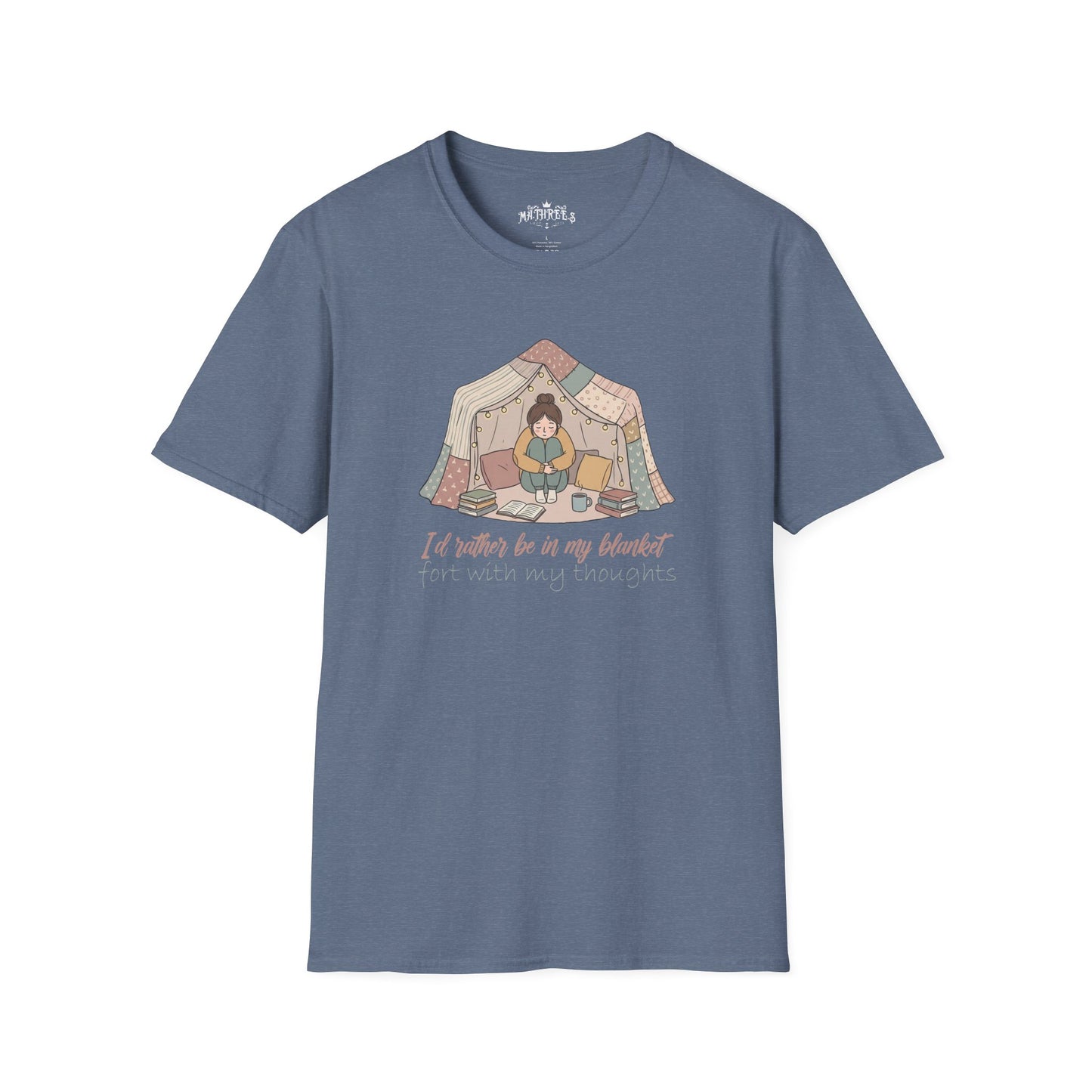 Camping Tent Graphic T-Shirt — "A Little Bit of My Happy Place" Cozy Outdoor Shirt