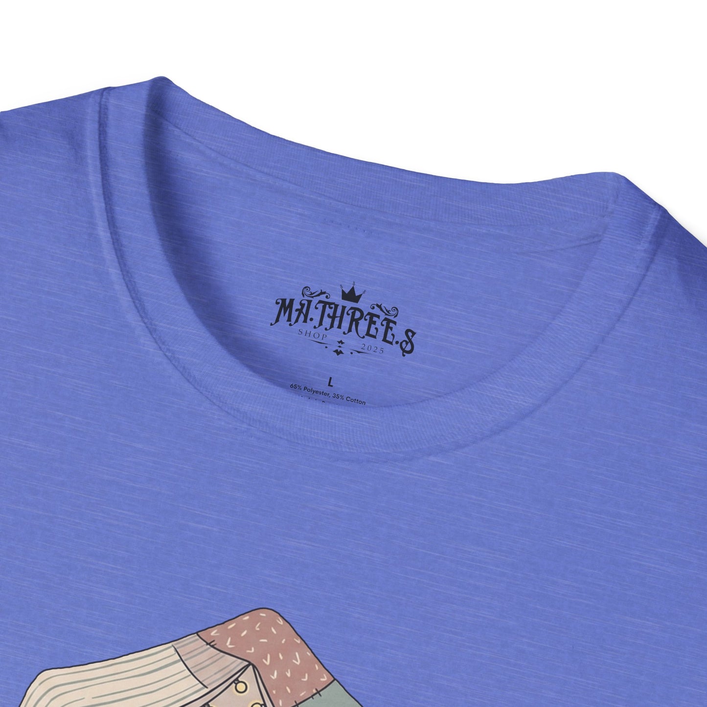 Camping Tent Graphic T-Shirt — "A Little Bit of My Happy Place" Cozy Outdoor Shirt