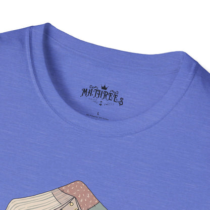 Camping Tent Graphic T-Shirt — "A Little Bit of My Happy Place" Cozy Outdoor Shirt
