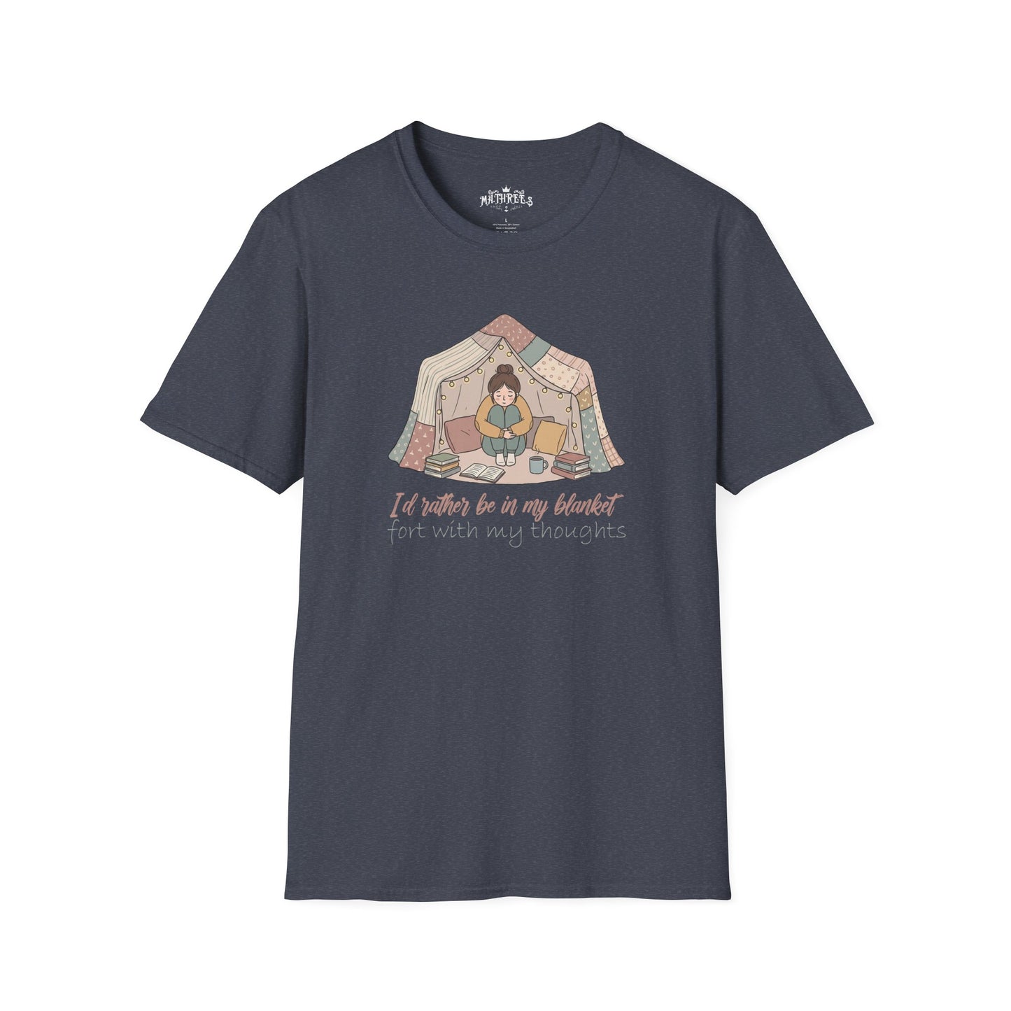 Camping Tent Graphic T-Shirt — "A Little Bit of My Happy Place" Cozy Outdoor Shirt