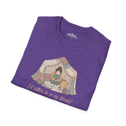 Camping Tent Graphic T-Shirt — "A Little Bit of My Happy Place" Cozy Outdoor Shirt