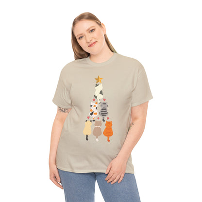 Cute Cats Holiday Christmas Tree Design