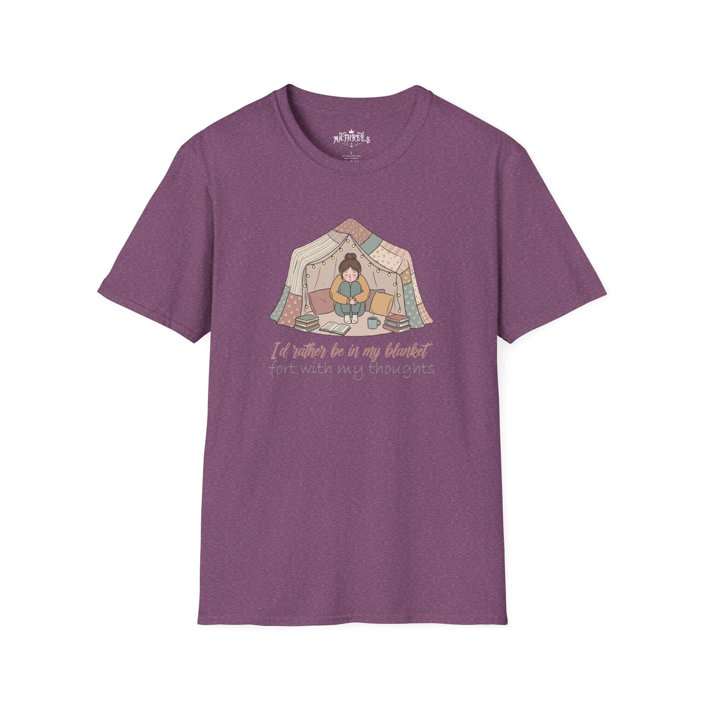 Camping Tent Graphic T-Shirt — "A Little Bit of My Happy Place" Cozy Outdoor Shirt