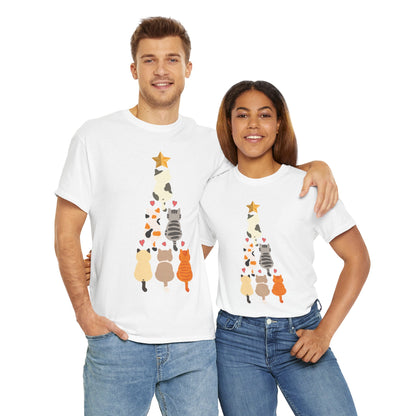Cute Cats Holiday Christmas Tree Design