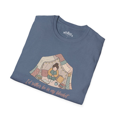 Camping Tent Graphic T-Shirt — "A Little Bit of My Happy Place" Cozy Outdoor Shirt