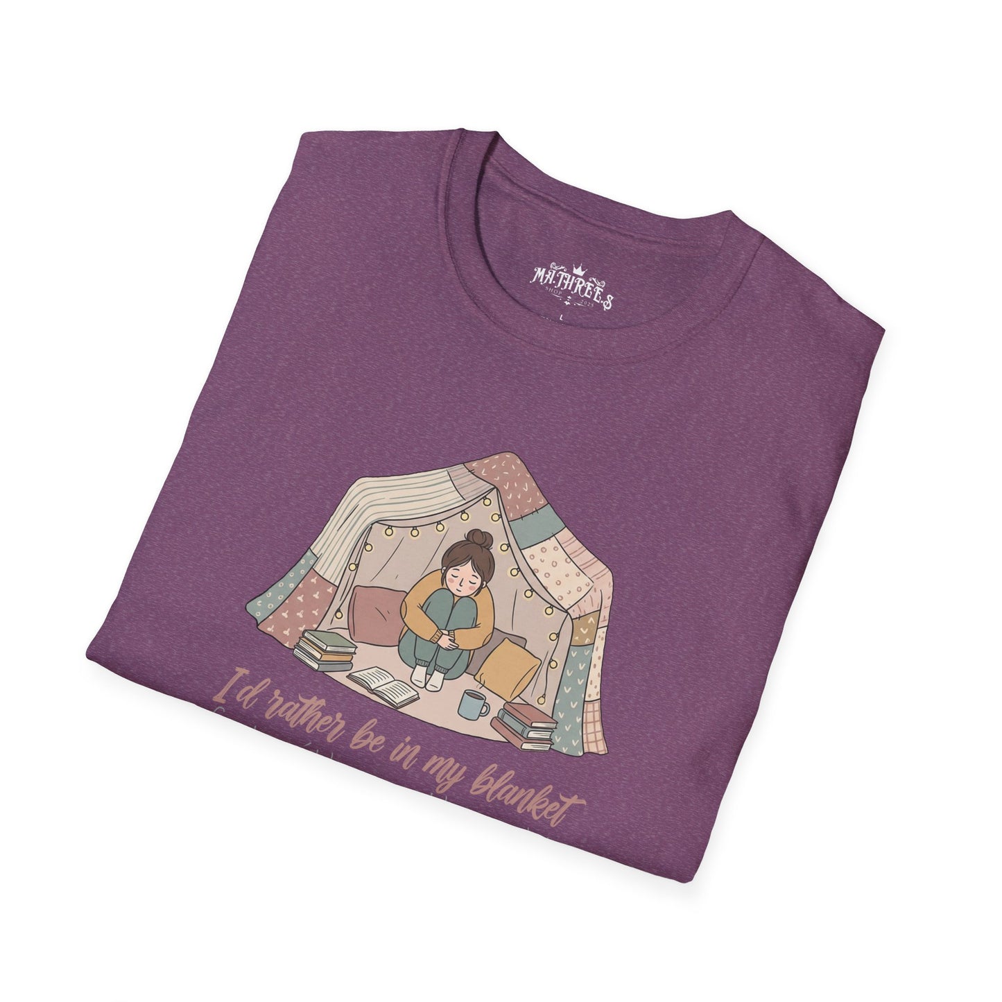 Camping Tent Graphic T-Shirt — "A Little Bit of My Happy Place" Cozy Outdoor Shirt