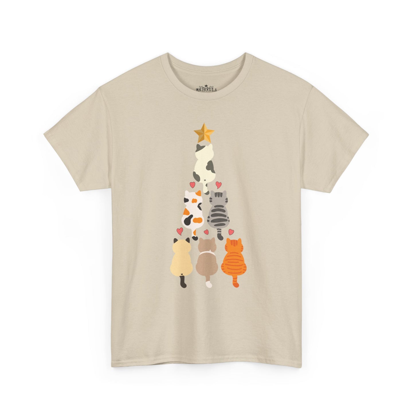 Cute Cats Holiday Christmas Tree Design