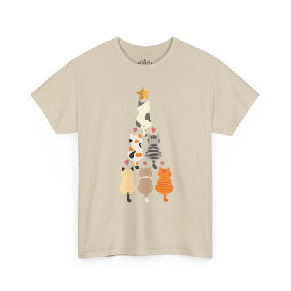 Cute Cats Holiday Christmas Tree Design