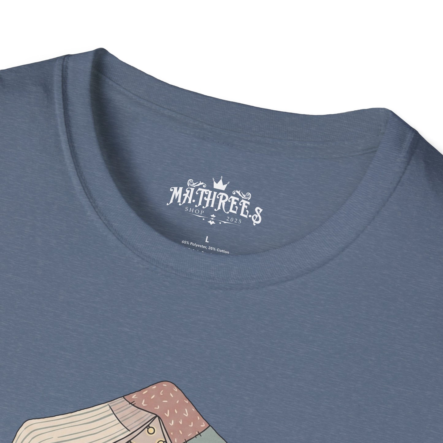 Camping Tent Graphic T-Shirt — "A Little Bit of My Happy Place" Cozy Outdoor Shirt