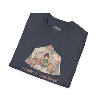 Camping Tent Graphic T-Shirt — "A Little Bit of My Happy Place" Cozy Outdoor Shirt