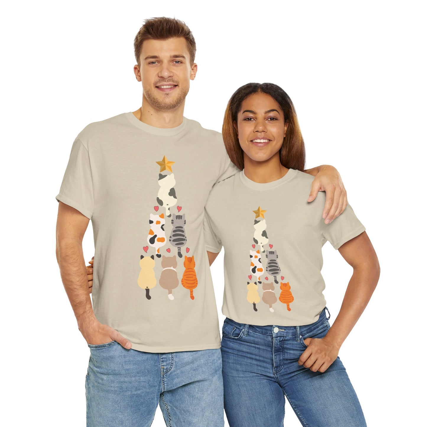 Cute Cats Holiday Christmas Tree Design