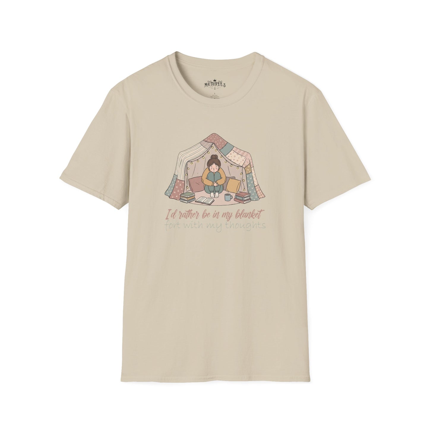 Camping Tent Graphic T-Shirt — "A Little Bit of My Happy Place" Cozy Outdoor Shirt